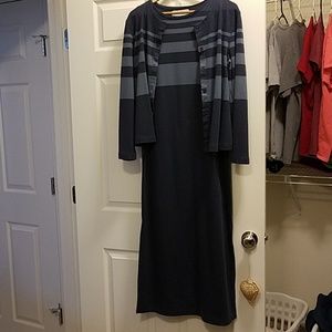 COMFY Sleeveless maxi dress with matching jacket